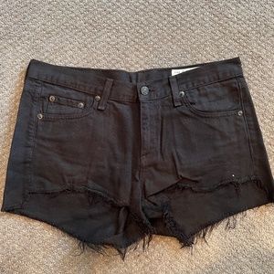 Rag & Bone cut off denim shorts size 28